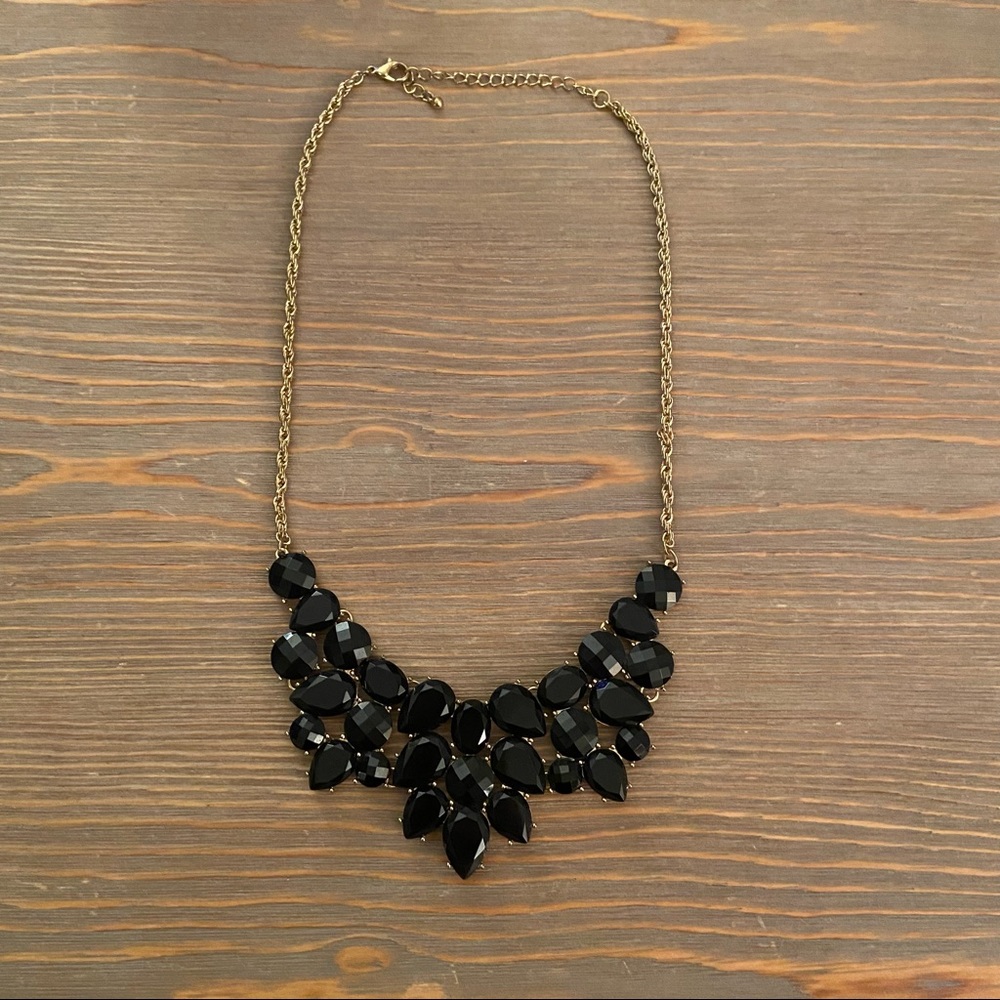 Francesca’s | Black Statement Necklace